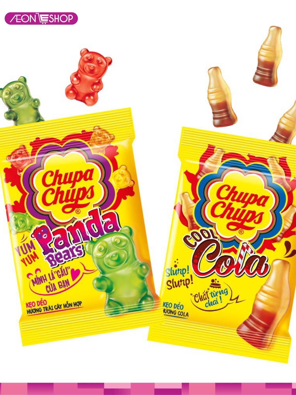 các loại kẹo dẻo: Kẹo dẻo Chupa Chups