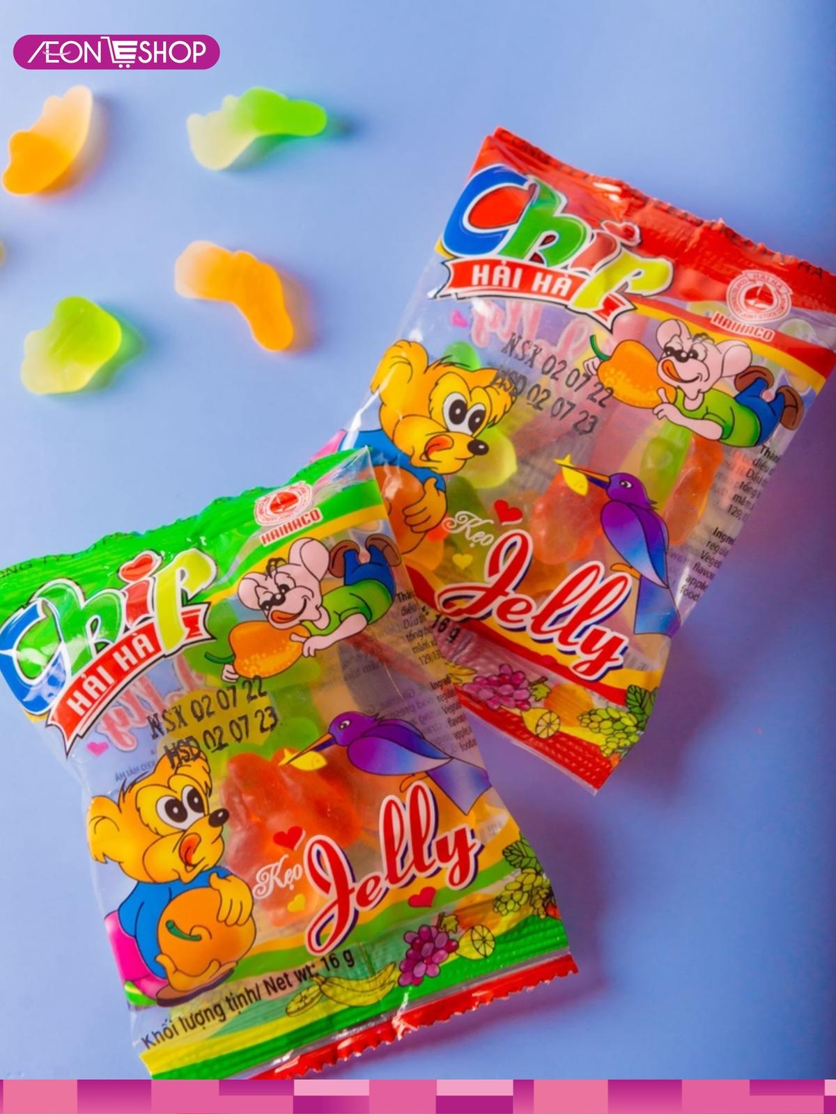 các loại kẹo dẻo: Kẹo dẻo Hải Hà Jelly Chip