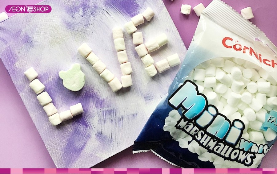 Kẹo dẻo Marshmallow Mini White