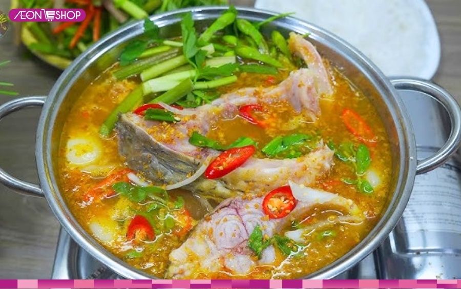 Nấu lẩu cá chép