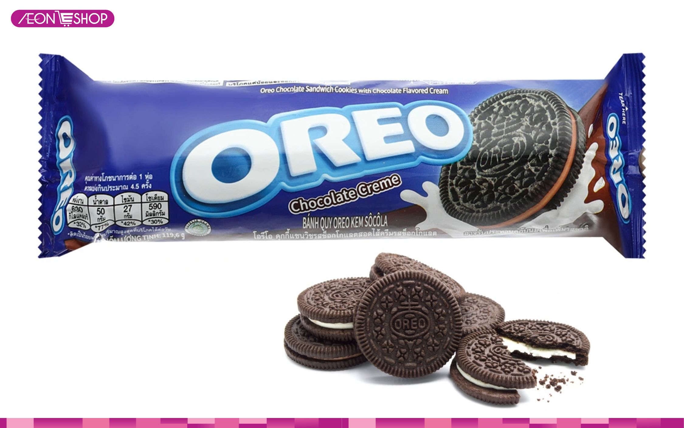 Bánh kẹo ngày tết Oreo nhân kem socola