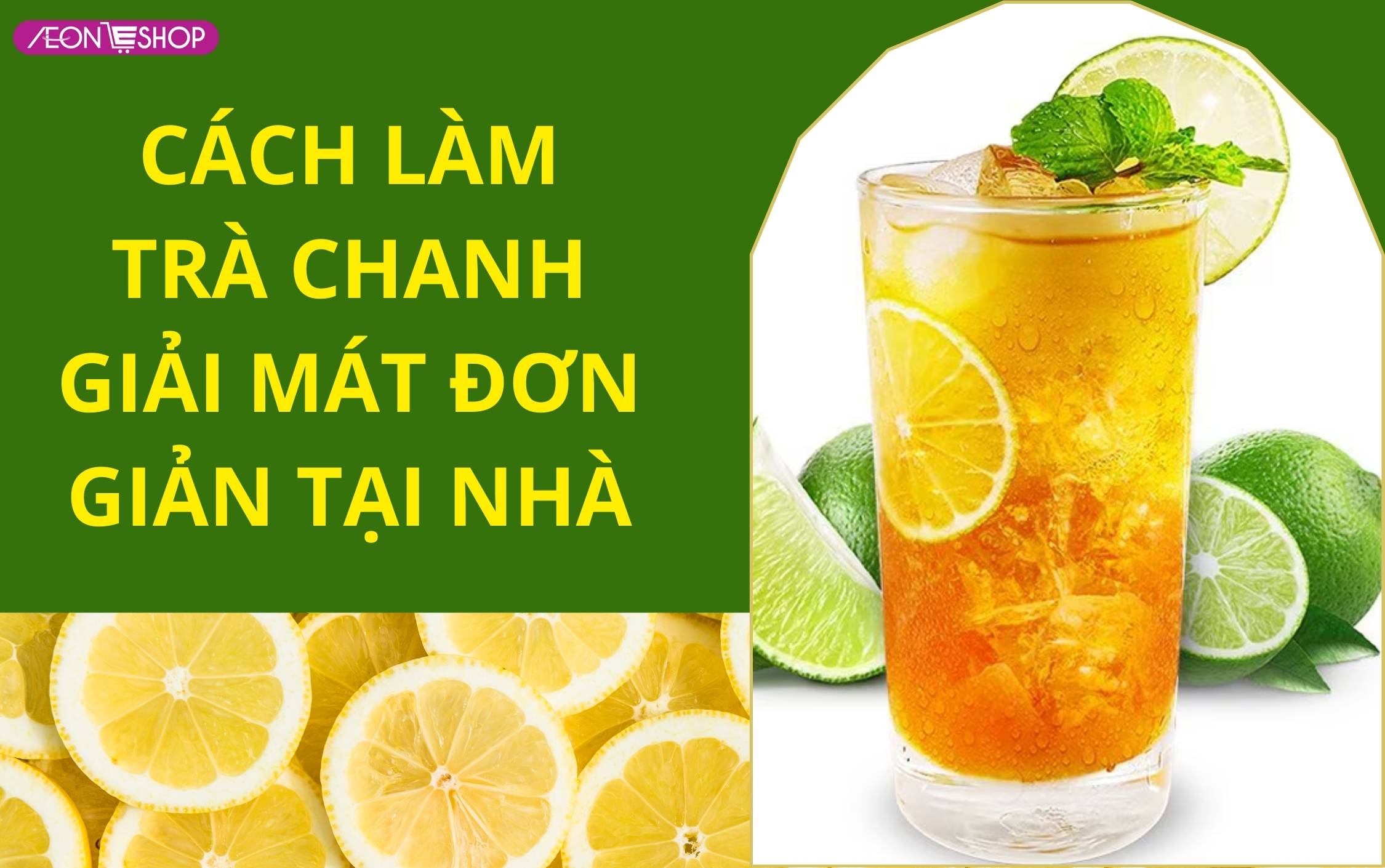 Cách làm trà chanh