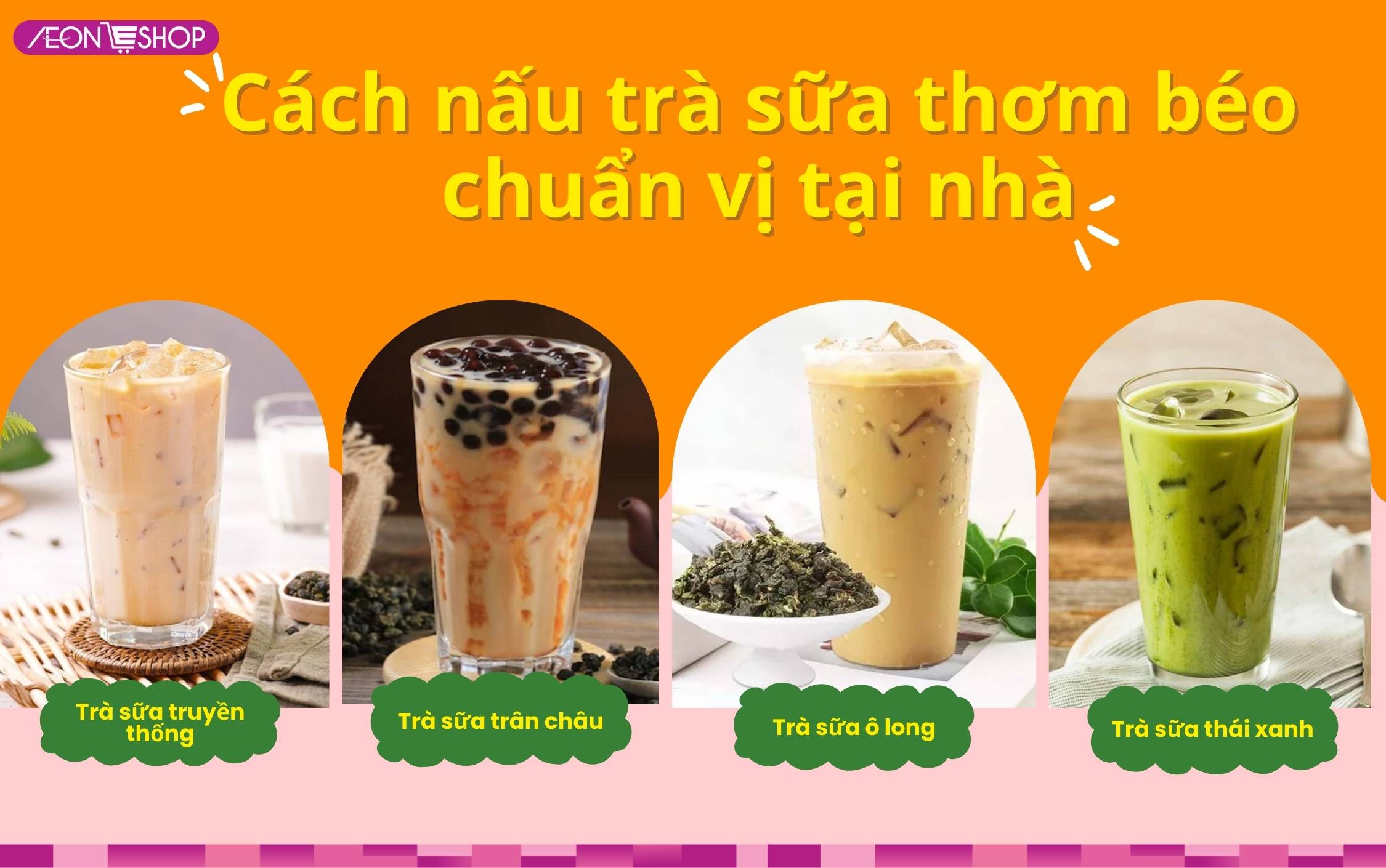 Cách nấu trà sữa