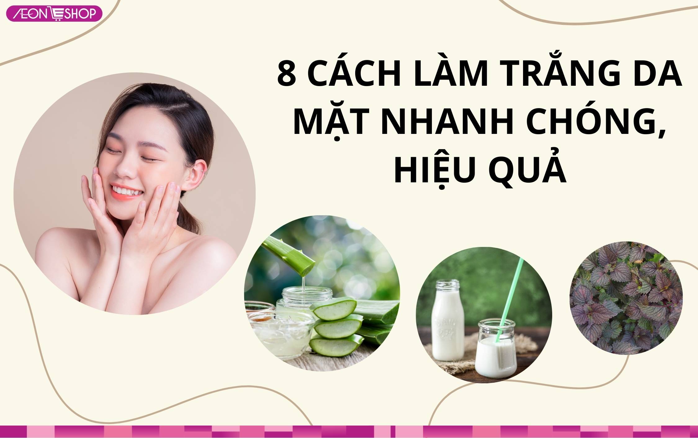 Cách làm trắng da mặt