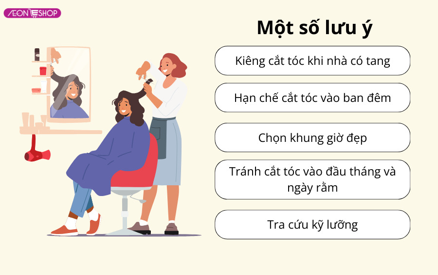 Lịch cắt tóc tháng 1/2025