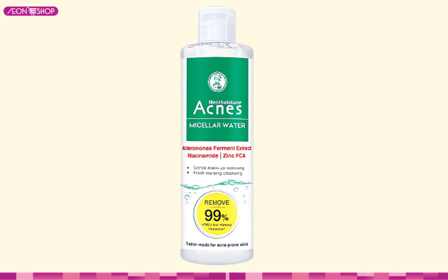 Dung dịch tẩy trang cho da mụn, da nhạy cảm Acnes Micellar Water