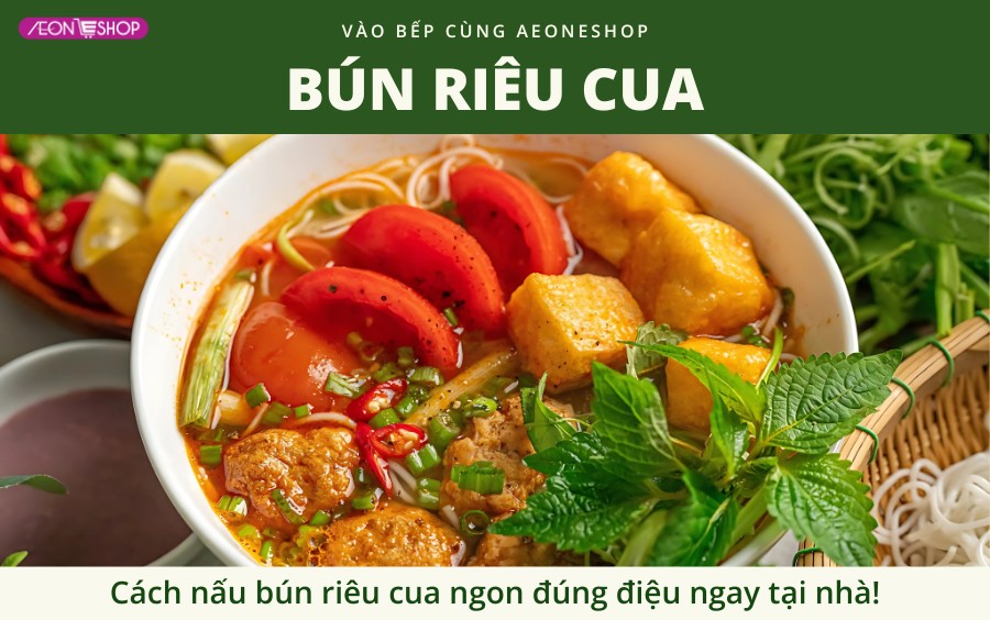 Hướng dẫn cách nấu bún riêu cua