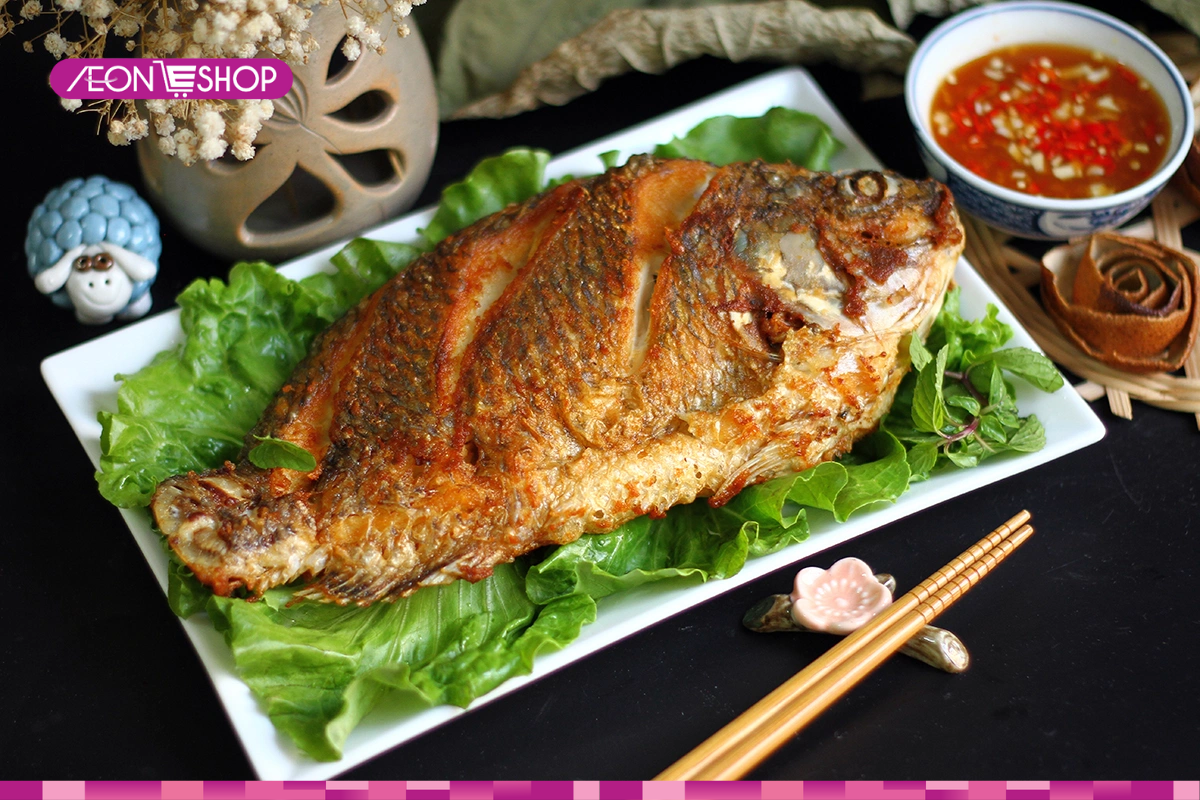 Cá diêu hồng chiên giòn là món ngon từ cá không thể bỏ qua