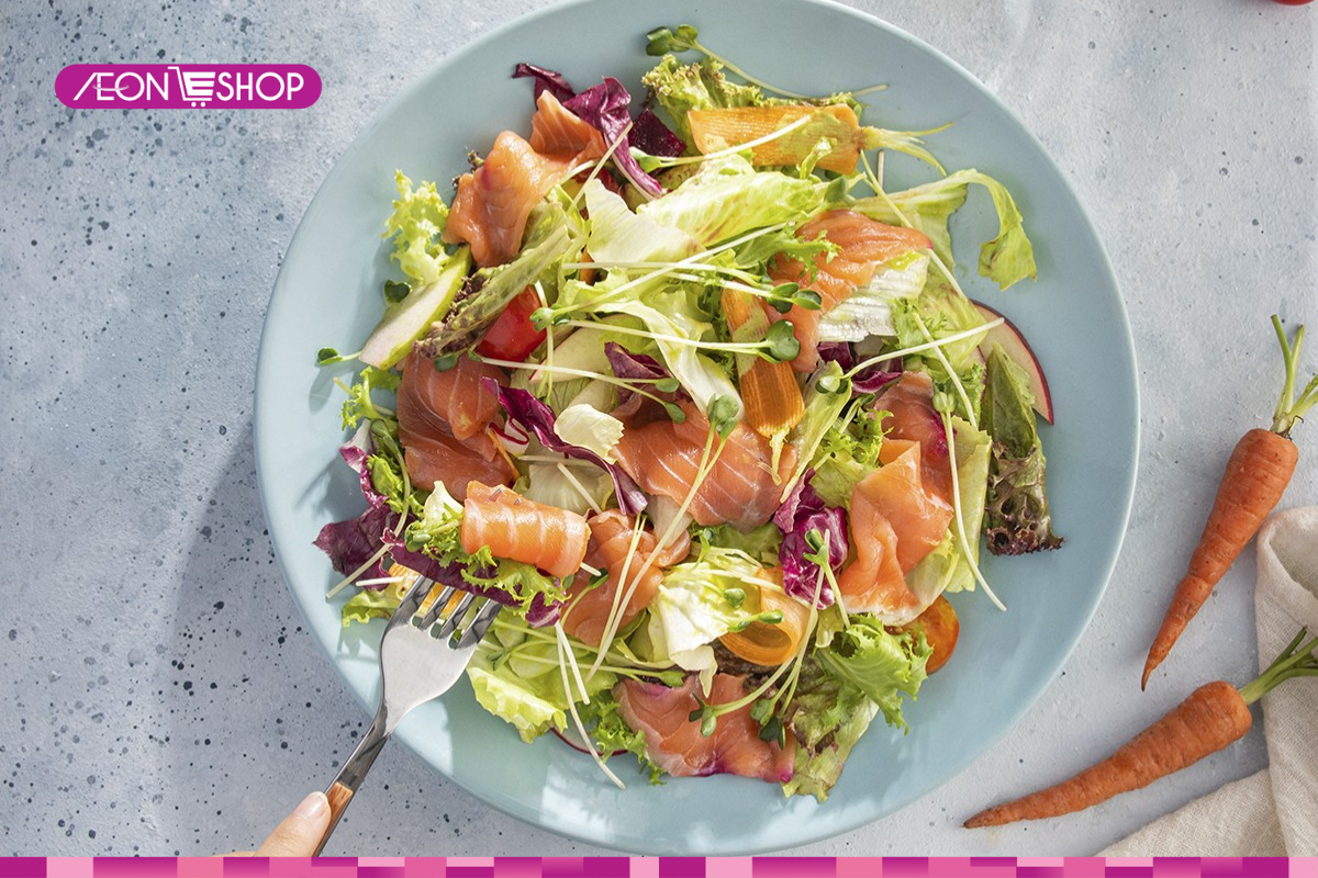 Món ngon từ cá không thể bỏ qua là salad cá tươi ngon, thanh mát