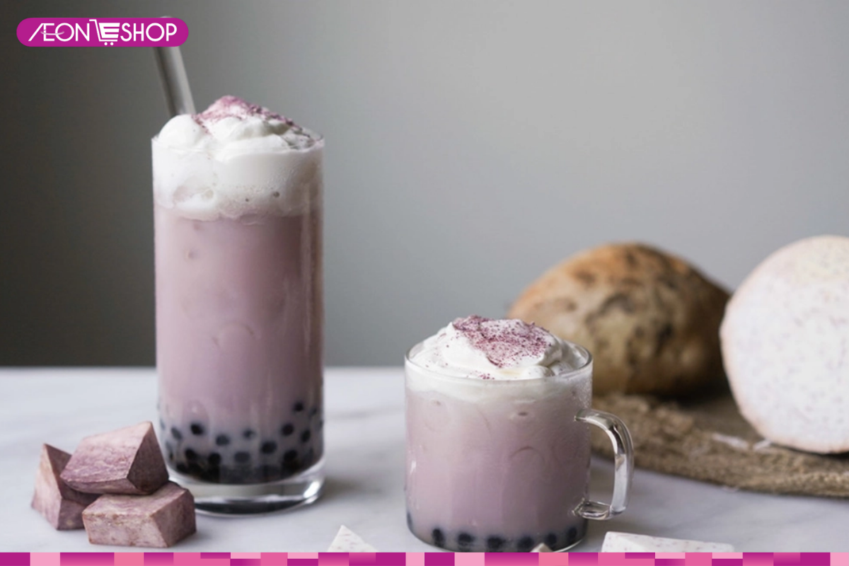 Trà sữa khoai môn