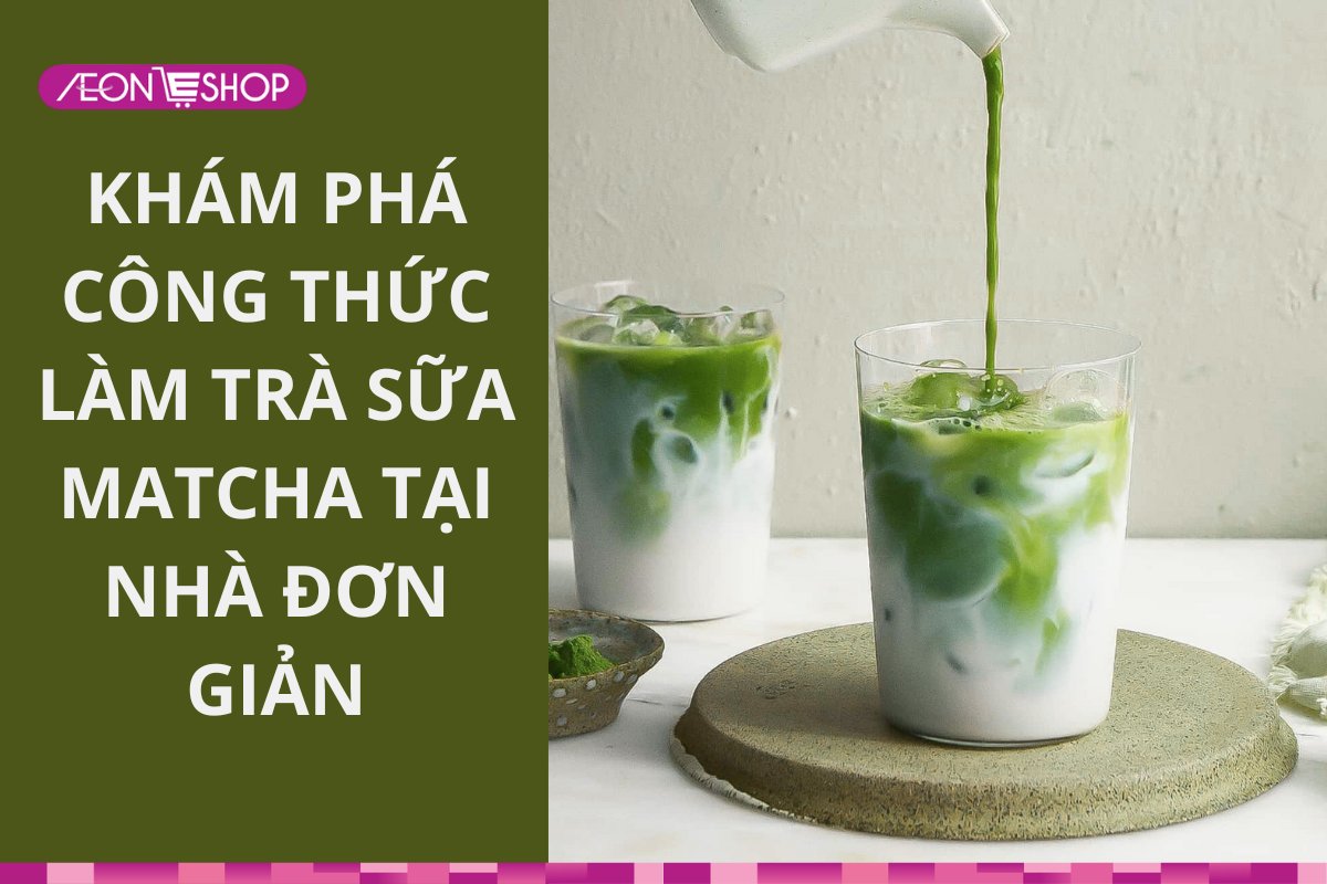 Trà sữa matcha