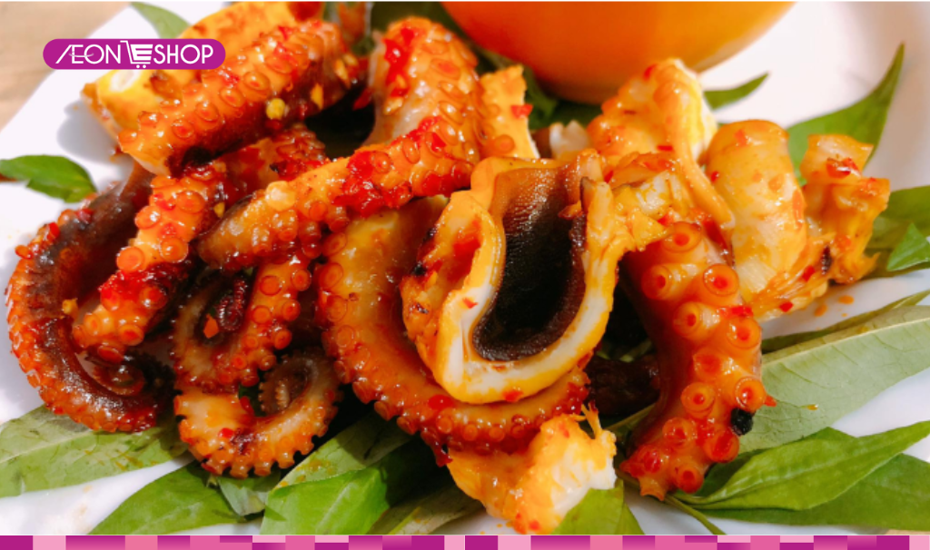 Bạch tuộc nướng sa tế
