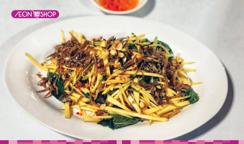 Gỏi cá cơm khô