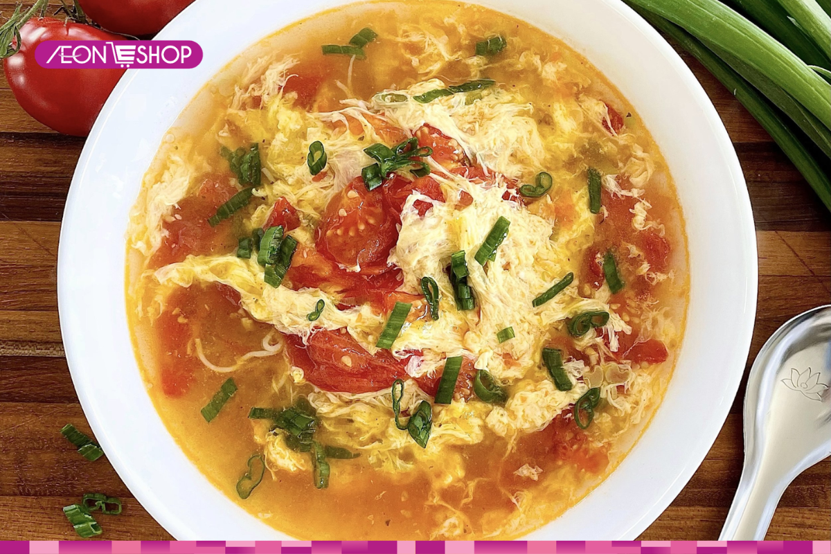 Canh cà chua trứng