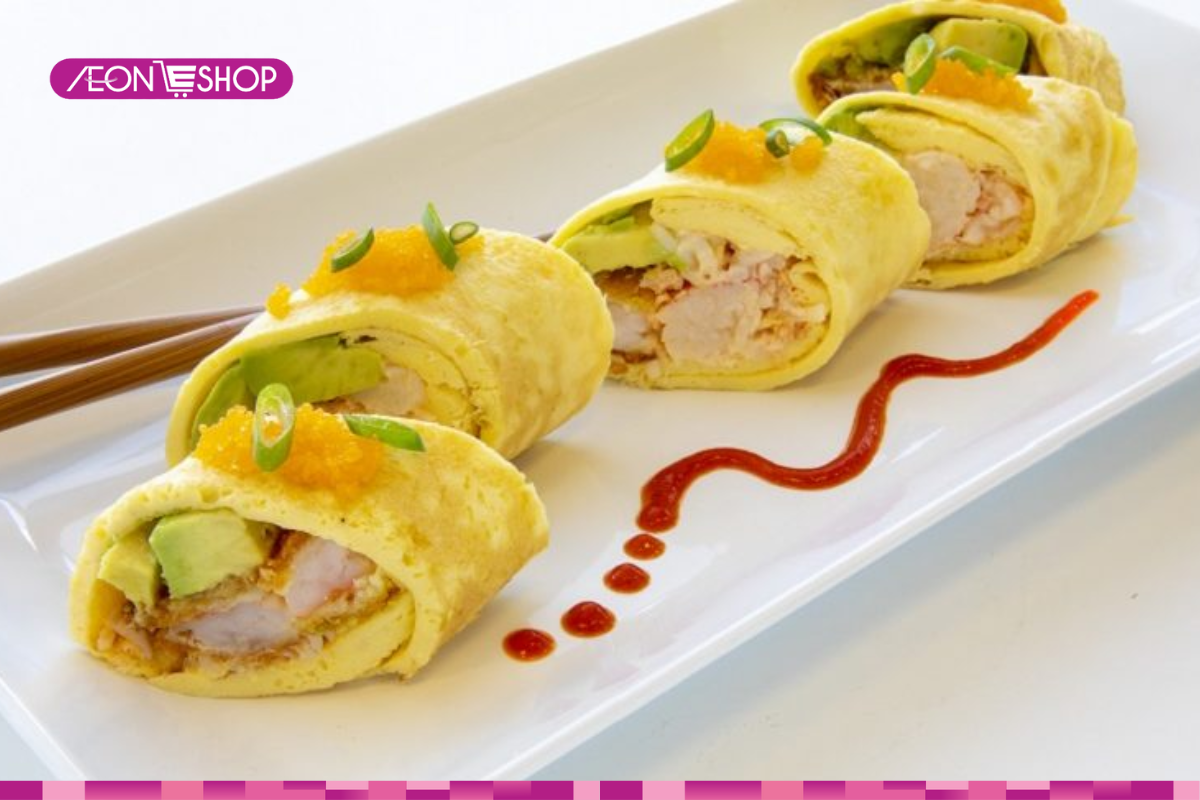 Sushi trứng cuộn