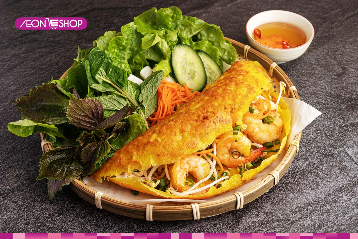 Bánh xèo tôm thịt 