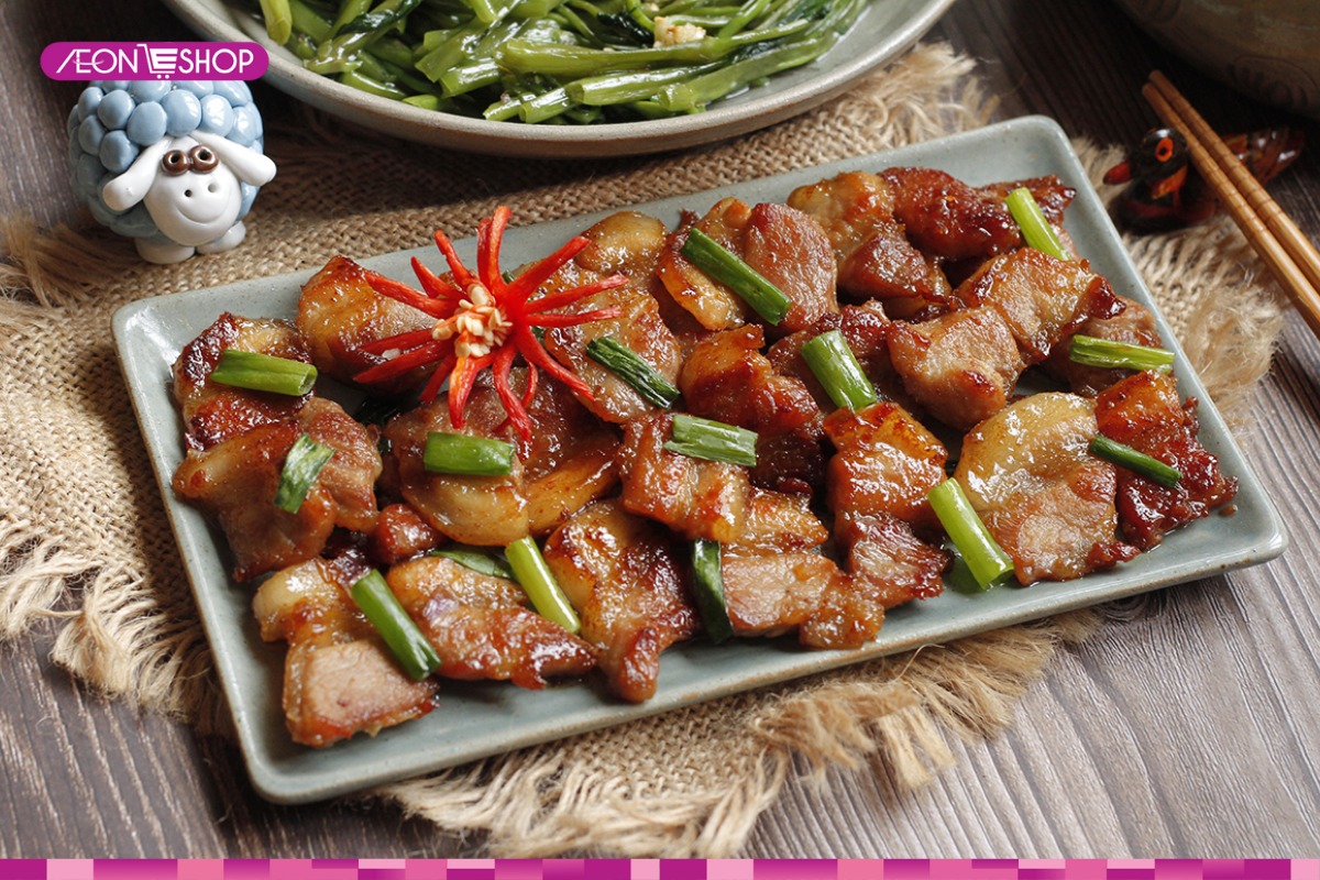 Thịt ba chỉ rang cháy cạnh