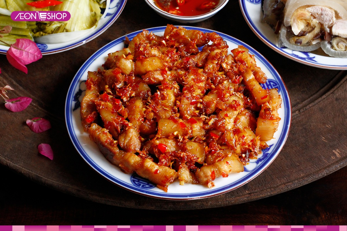 Thịt ba chỉ chiên mắm