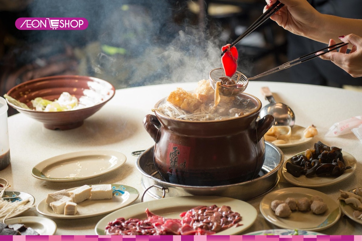 Lẩu vịt thập cẩm
