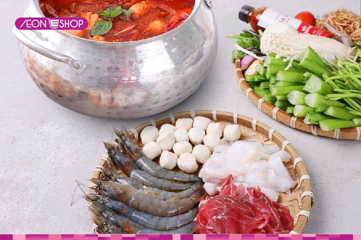 Lẩu cua đồng hải sản