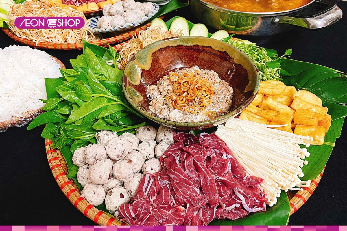 Lẩu riêu cua bắp bò