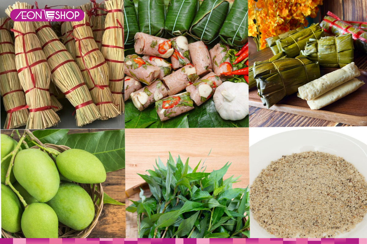 Nguyên liệu làm món tré trộn​