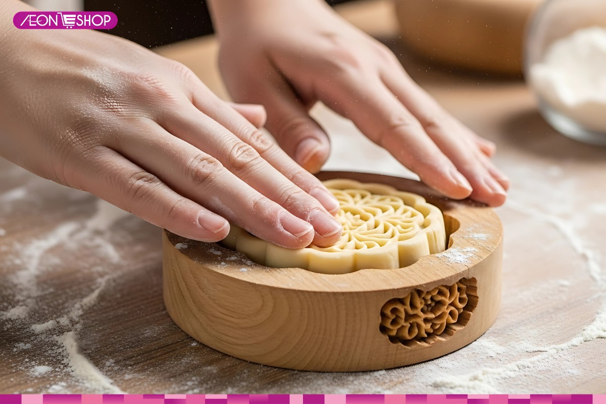 Tạo hình bánh trung thu dẻo