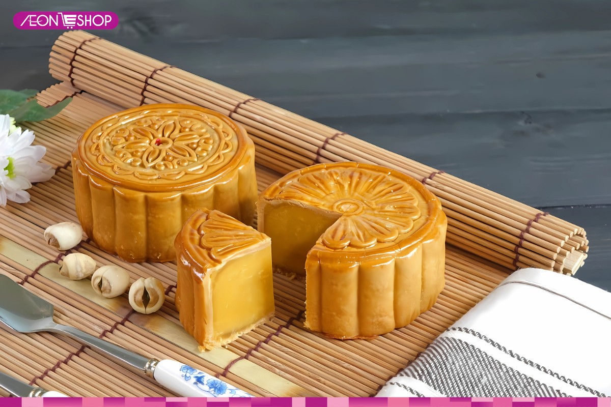 Bánh trung thu nhân đậu xanh