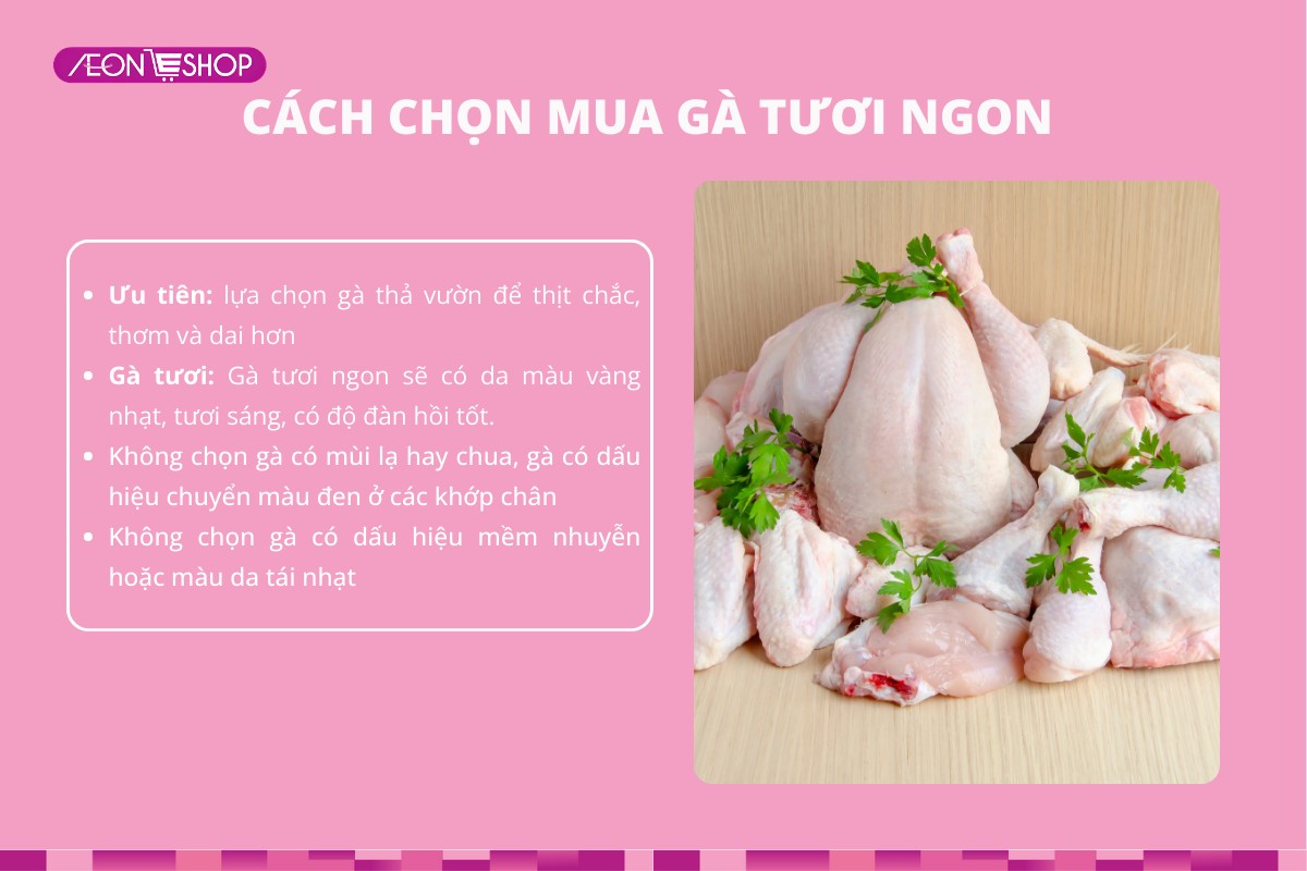 Cách mua gà tươi