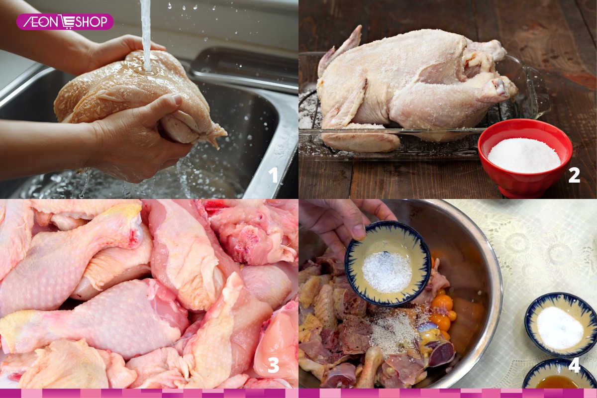 Ướp thịt gà