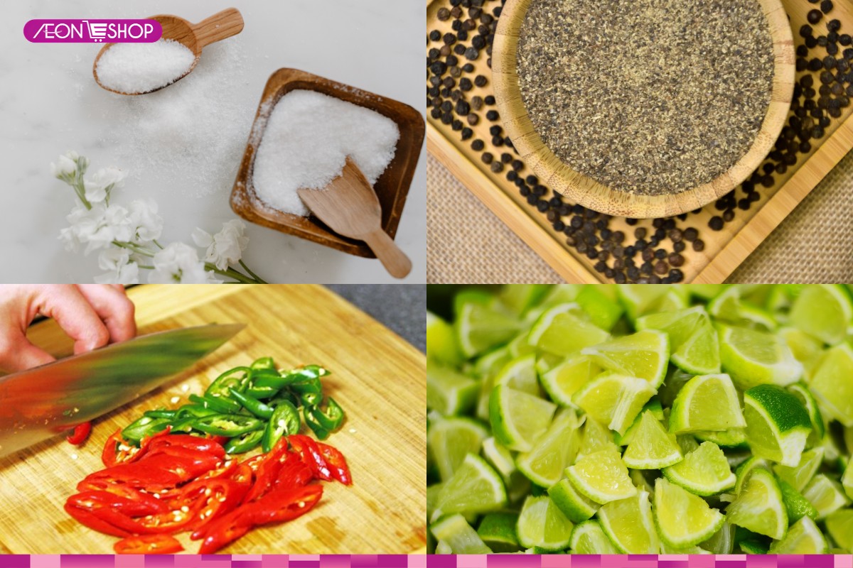 Cách làm muối tiêu chanh 