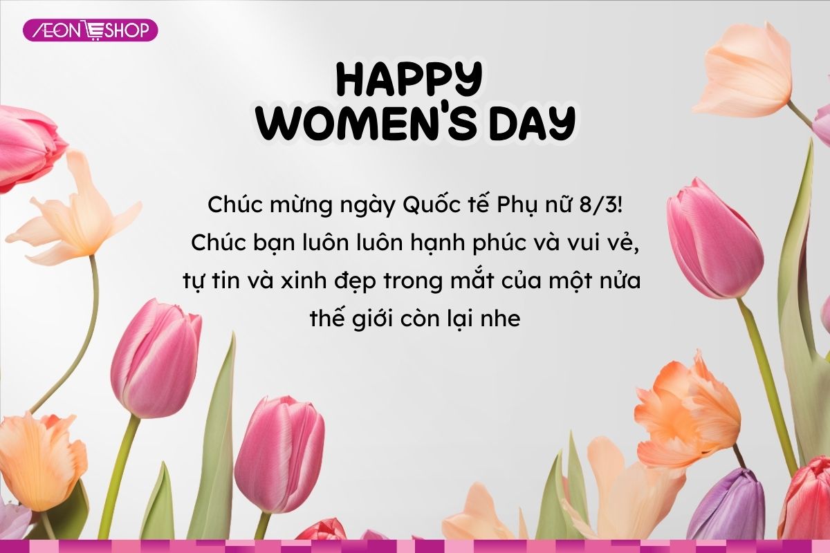 Lời chúc ngày 8/3 ý nghĩa