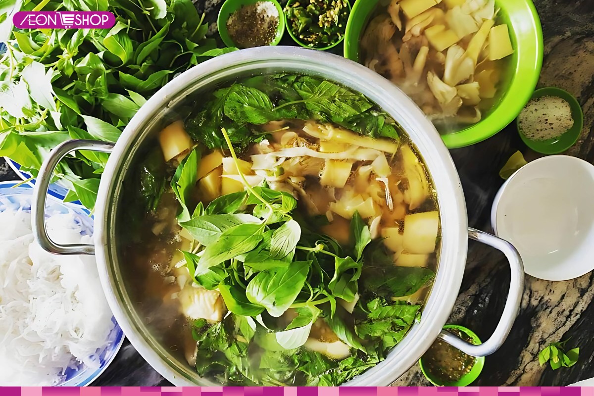 Lẩu gà lá é