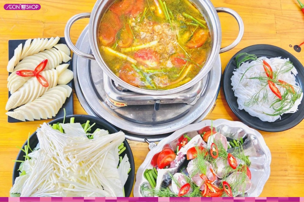 lẩu cá lóc nấu chua