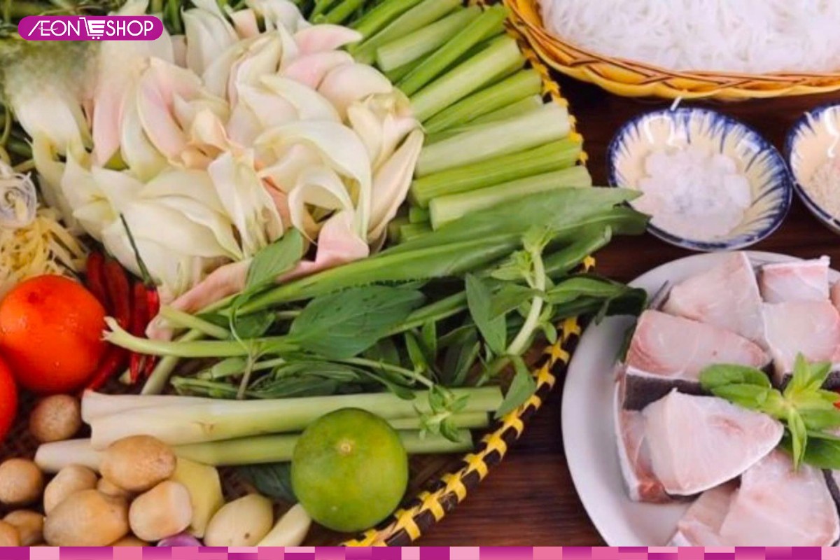 Lẩu cá bớp chua cay