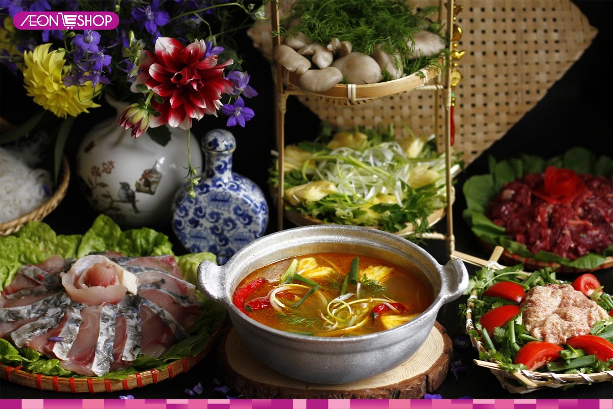 Nguyên liệu nấu lẩu cá chép