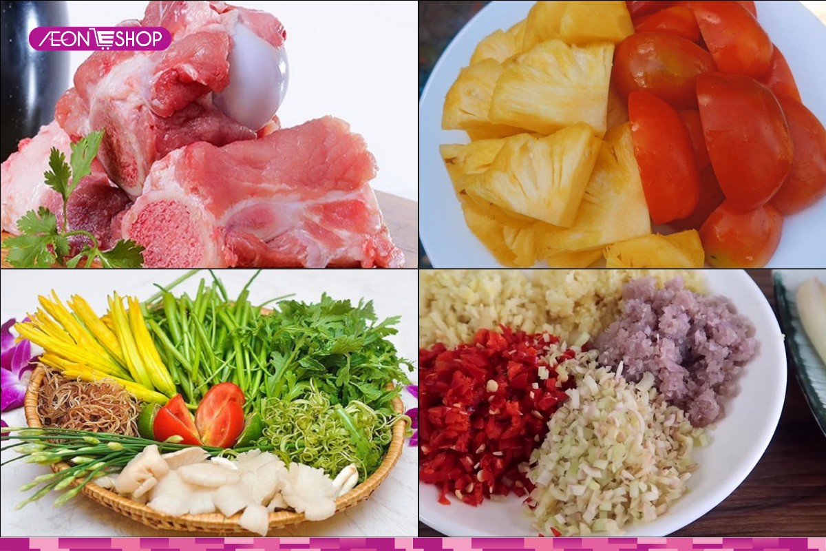 Sơ chế các nguyên liệu khác